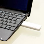 Laptop mit Surfstick